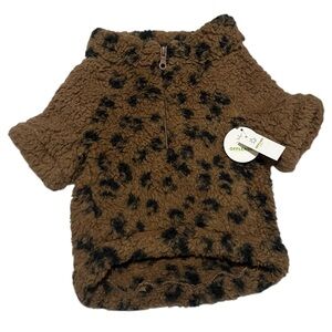 Aerie Brown and Black Dog Sweater